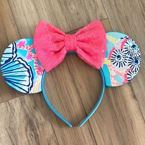 Lilly Pulitzer Pink and Blue Headband